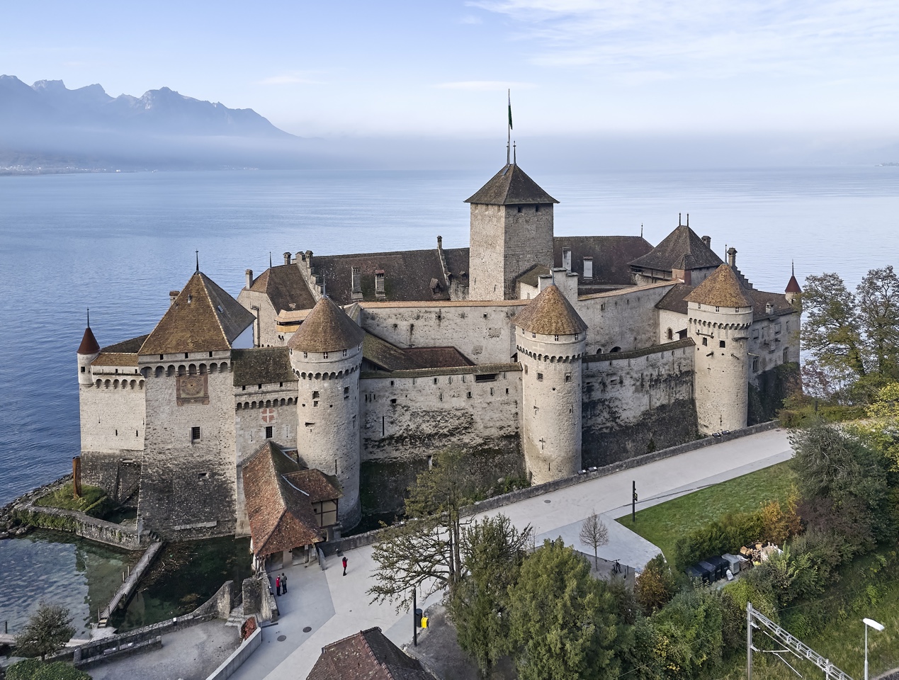 Front est du château - octobre 2024