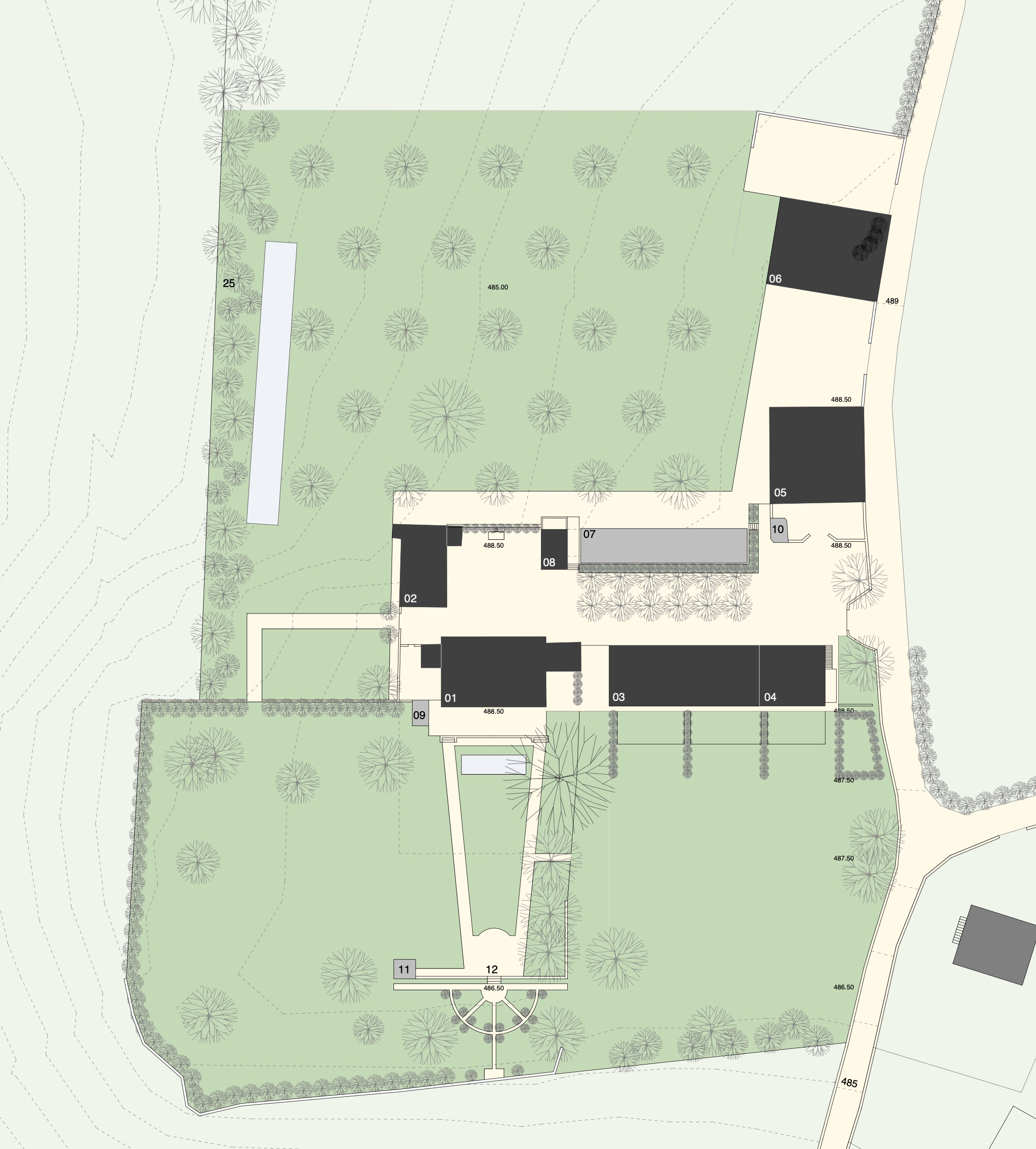 Plan général du domaine de Jolimont